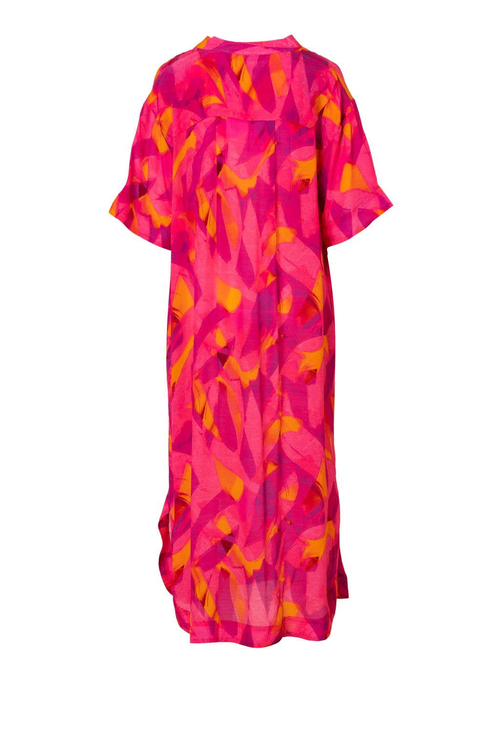 Peace Heart Joy Nuella Kaftan Kjole Abstract Pink