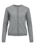OBJECT THESS Kort Cardigan Medium Grå Melange