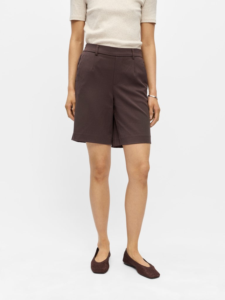 OBJECT LISA Wide Shorts Seal Brun