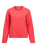 OBJECT REYNARD Pullover O-Neck Poinsettia Rød