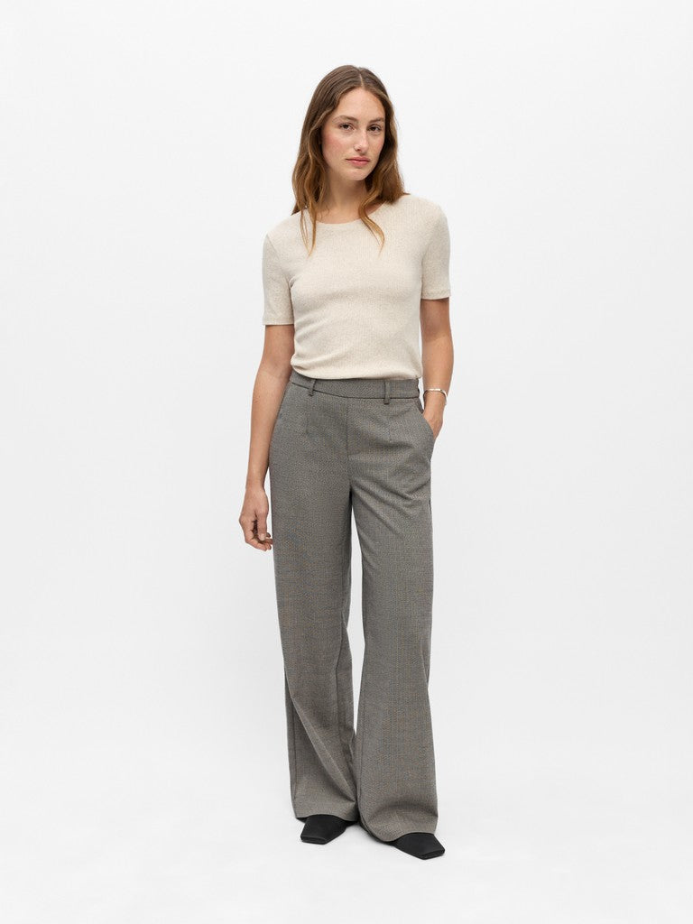 OBJECT LISA Wide Buks Grå Thin Beige
