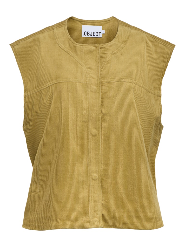 OBJECT PELLA Vest Fennel Seed Gulbrun
