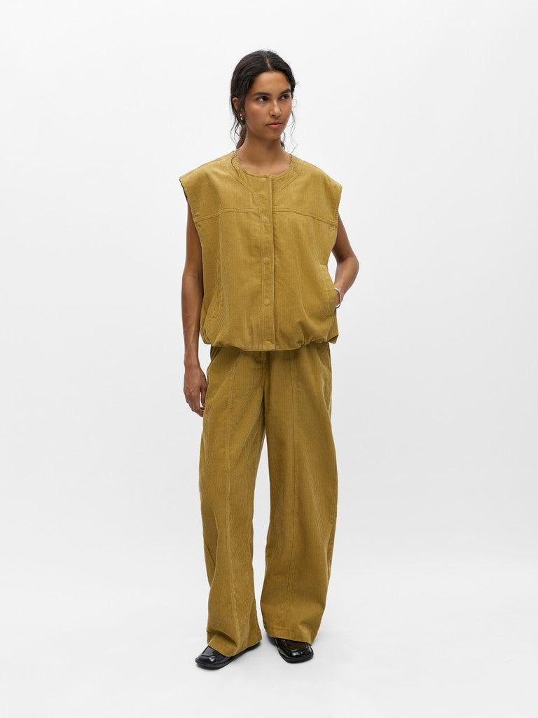 OBJECT PELLA Vest Fennel Seed Gulbrun