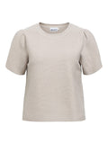 OBJECT ANDRI Strik Pullover S/S Opal Grå