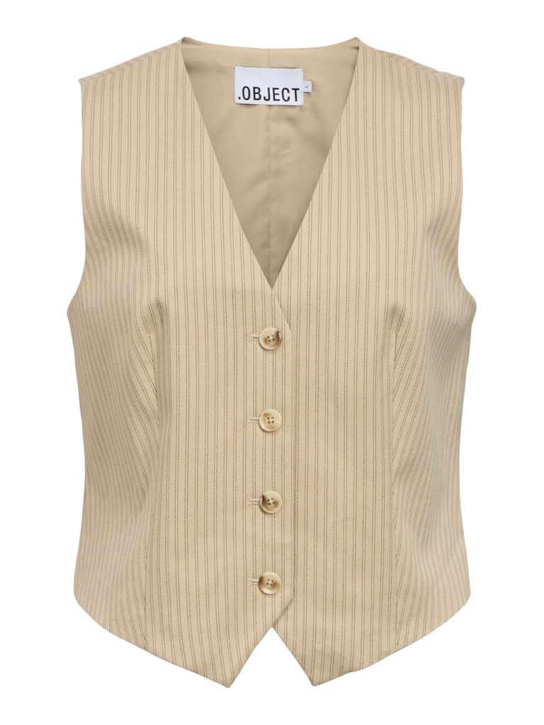 OBJECT LISA Vest Kort Humus Seal Brun