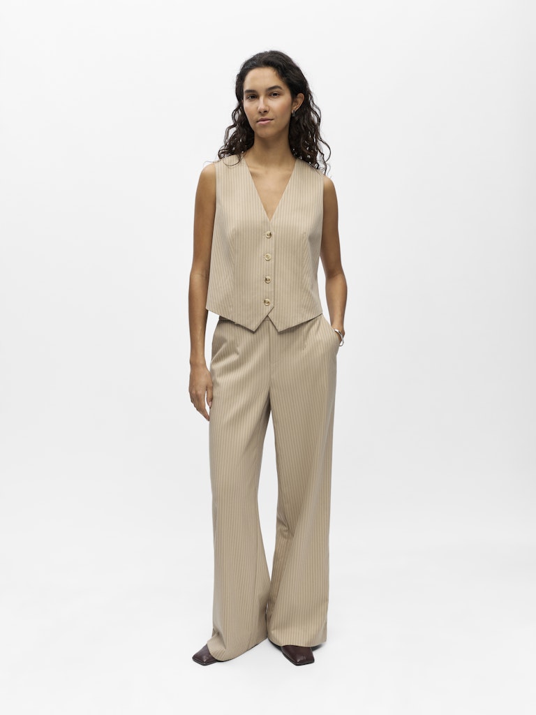 OBJECT LISA Vest Kort Humus Seal Brun