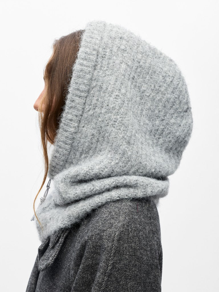 OBJECT MILU Balaclava Lys Grå Melange  Onesize