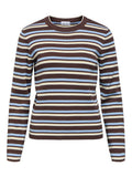OBJECT ESTER Strik Pullover Seal Brun