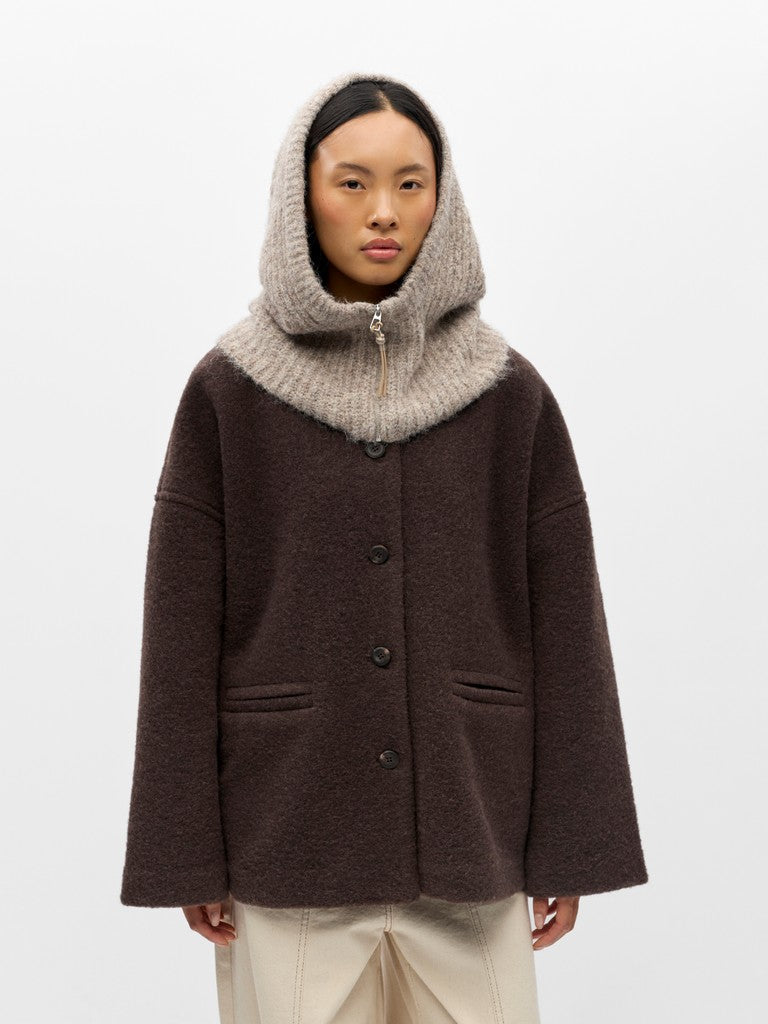 OBJECT MILU Balaclava Humus Melange  Onesize