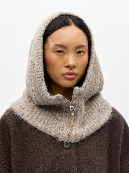 OBJECT MILU Balaclava Humus Melange  Onesize