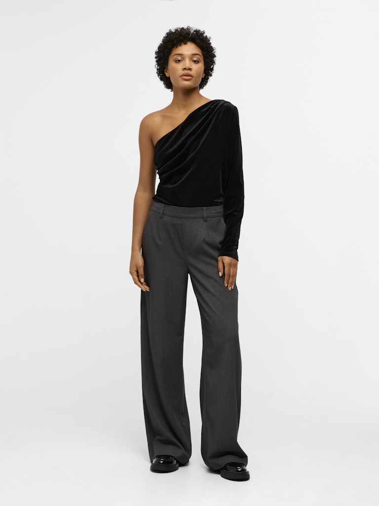 OBJECT LISA Wide Buks Medium Grå Melange