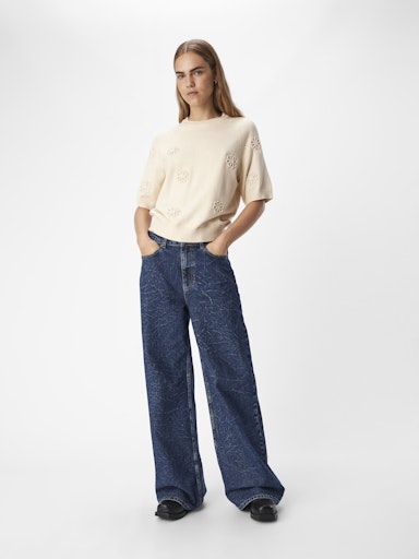 OBJECT LANLEY RUBIN Pullover Kortærmet Sand