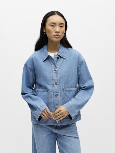 OBJECT OBROSIE Denim Jakke Lys Blå