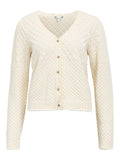 OBJECT OBJNOA L/S V Neck Strik Cardigan Birch