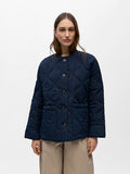 OBJECT ALLIE Jakke Langærmet Quilted Sky Captain Blå