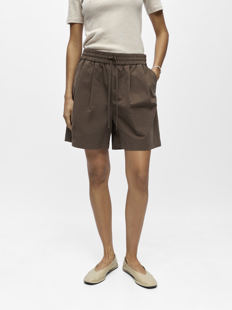 OBJECT Berta MW Shorts Seal Brun