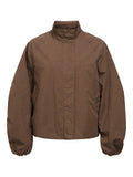 OBJECT BERTA Jakke Funnel Neck Seal Brun