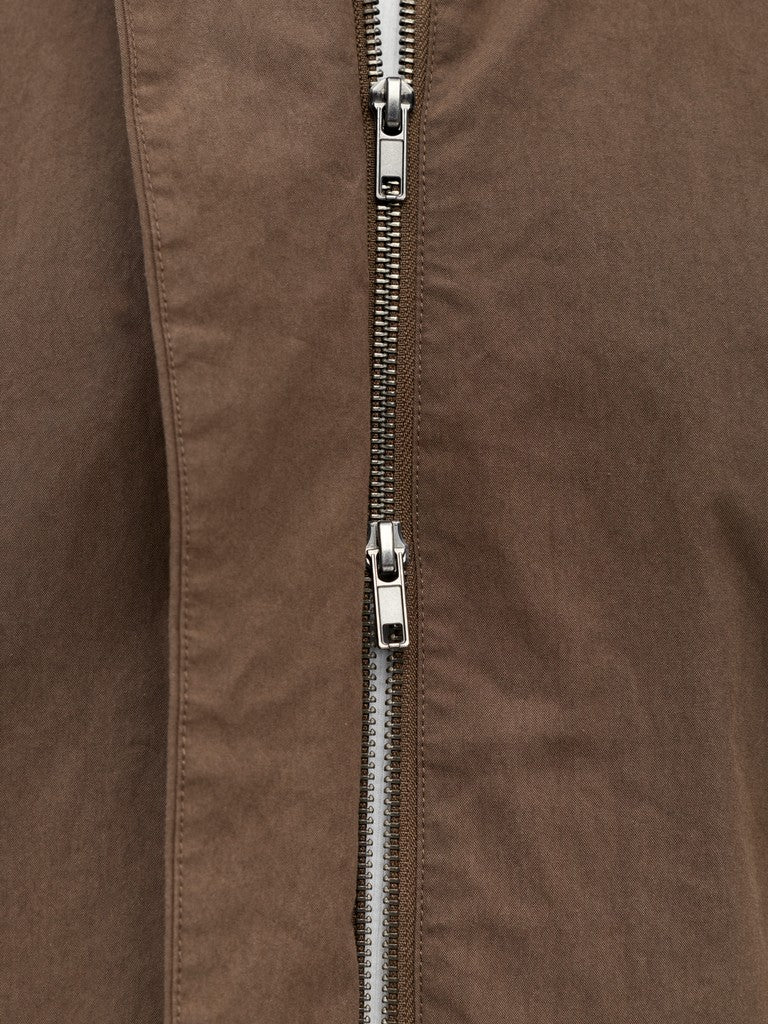 OBJECT BERTA Jakke Funnel Neck Seal Brun