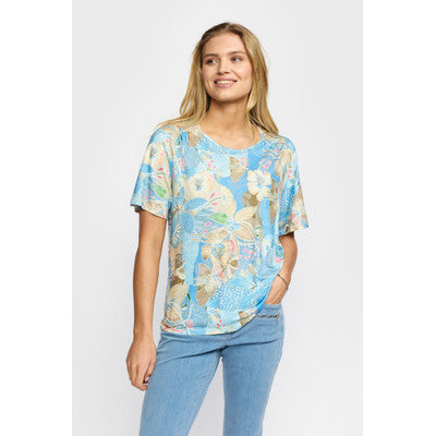 2 Biz Otine Bluse Blå Mix