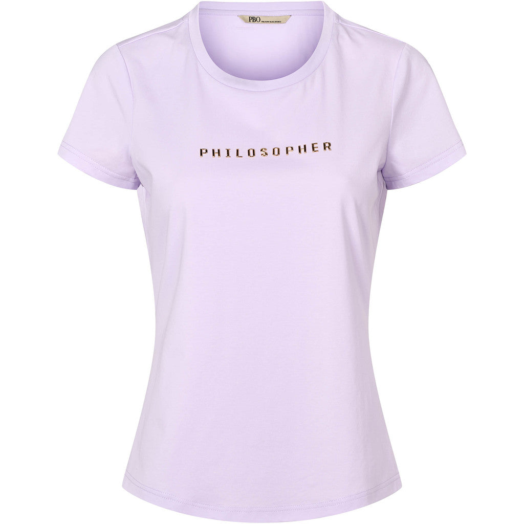 PBO Philosopher T-shirt Kortærmet Pastel Lilla