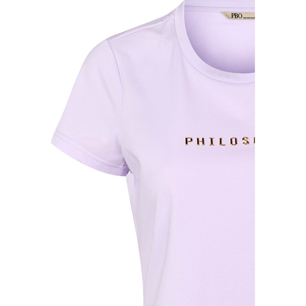 PBO Philosopher T-shirt Kortærmet Pastel Lilla