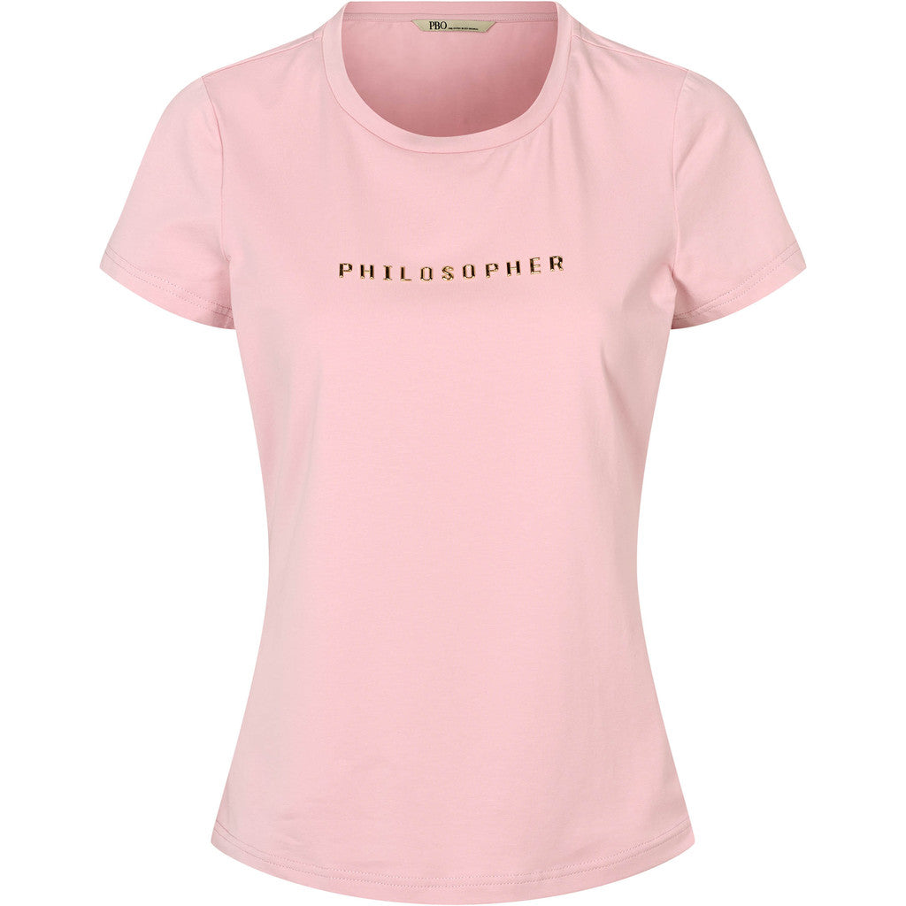 PBO Philosopher T-shirt Kortærmet Dusty Rosa