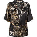 PBO Indana Bluse Silke Print Sort