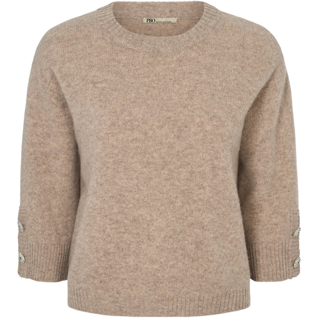 PBO Joba Strik Sweater Sandstone Sand
