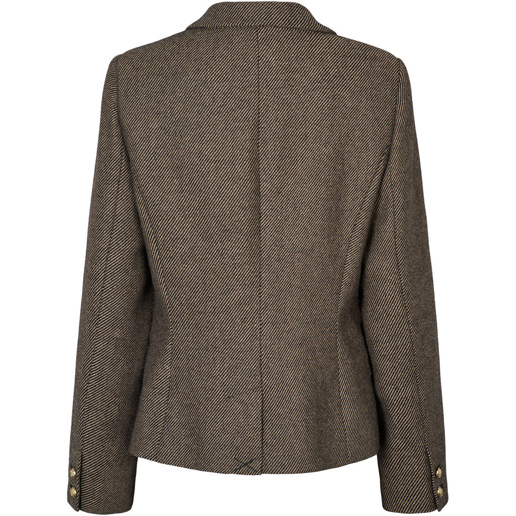 PBO Crombie Blazer Sort Beige