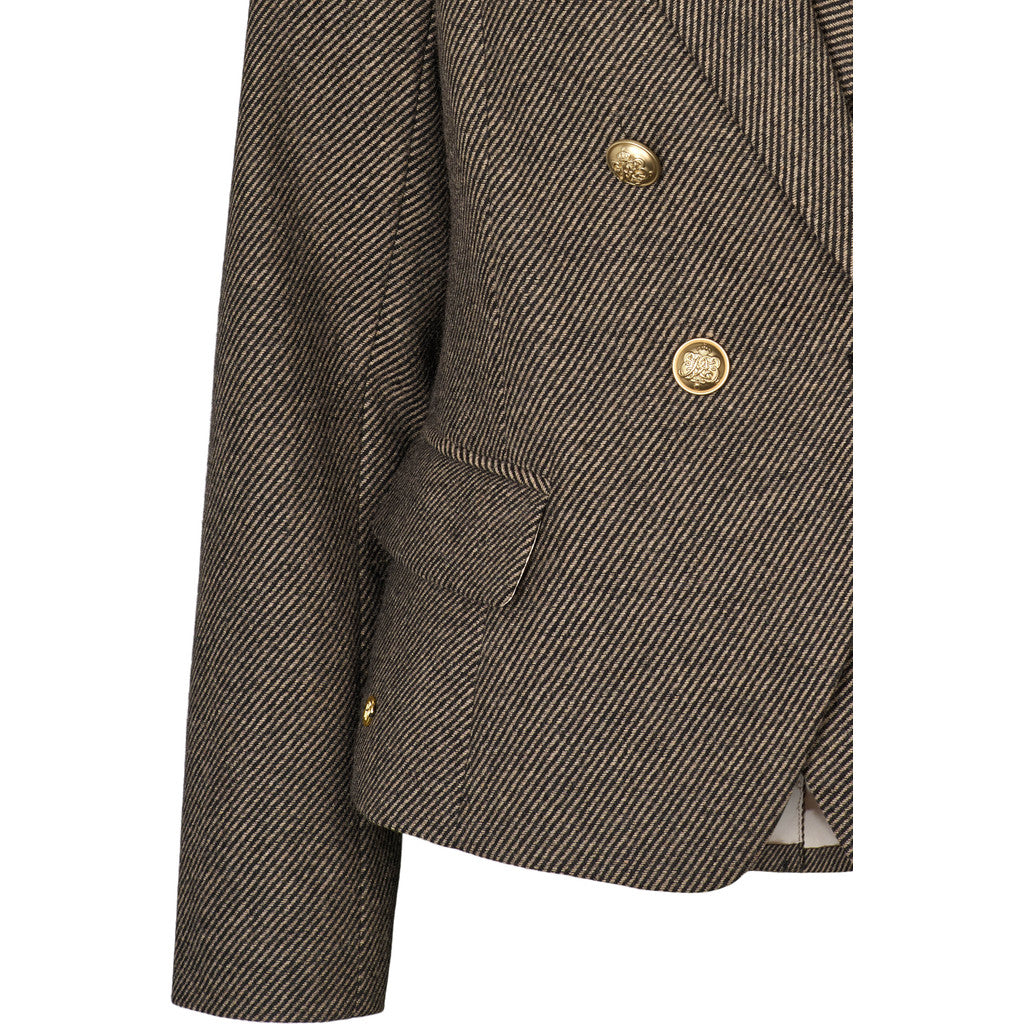 PBO Crombie Blazer Sort Beige