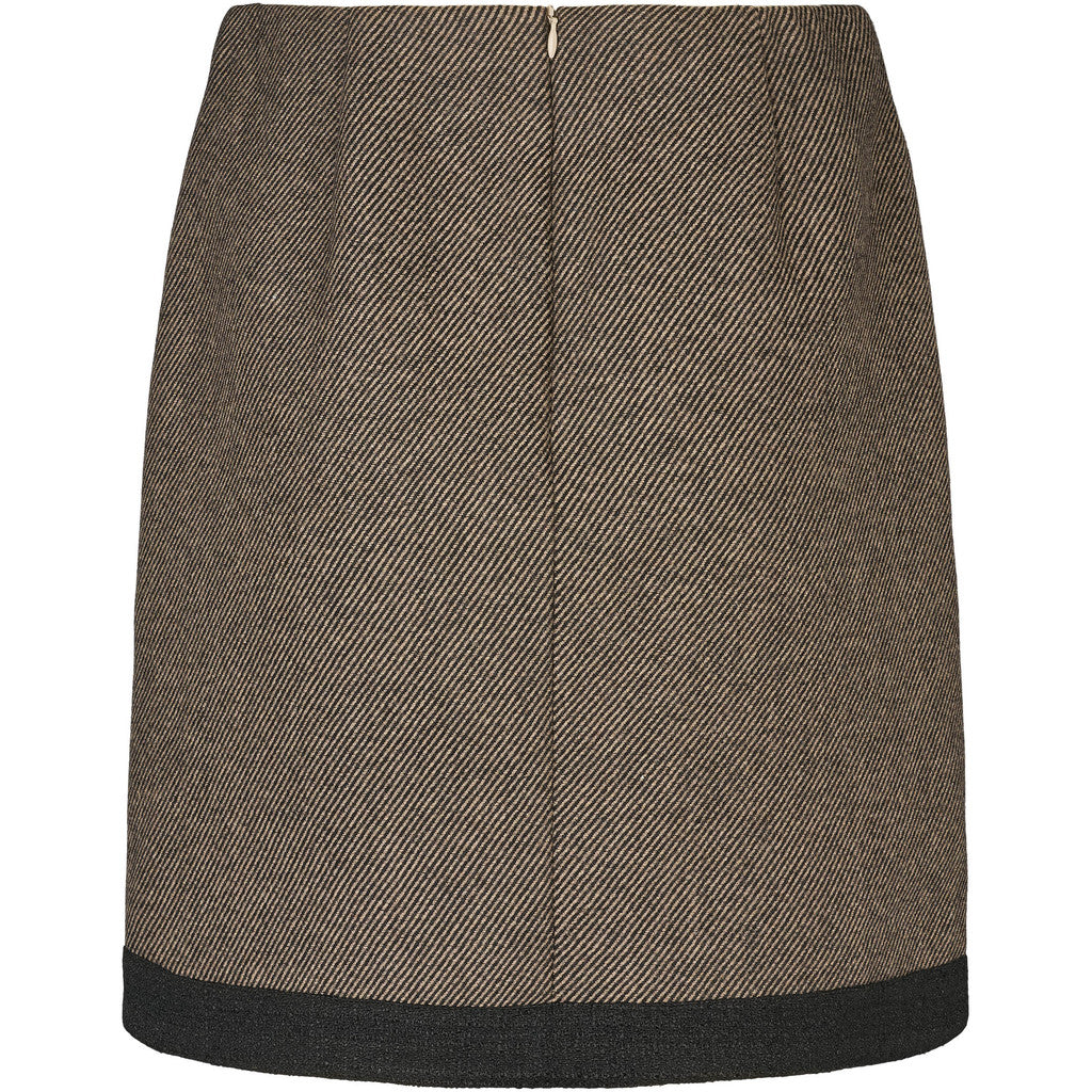 PBO Marmonti Nederdel Sort Beige