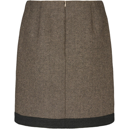 PBO Marmonti Nederdel Sort Beige