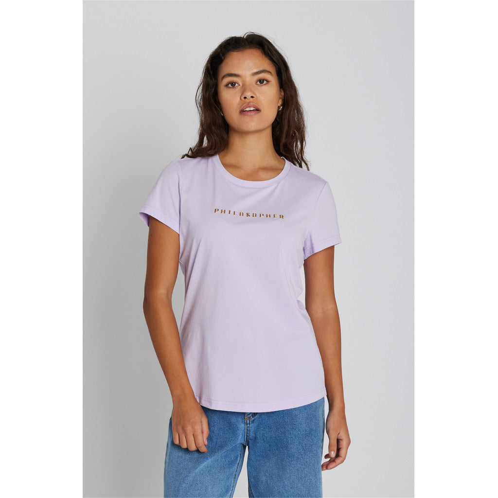 PBO Philosopher T-shirt Kortærmet Pastel Lilla