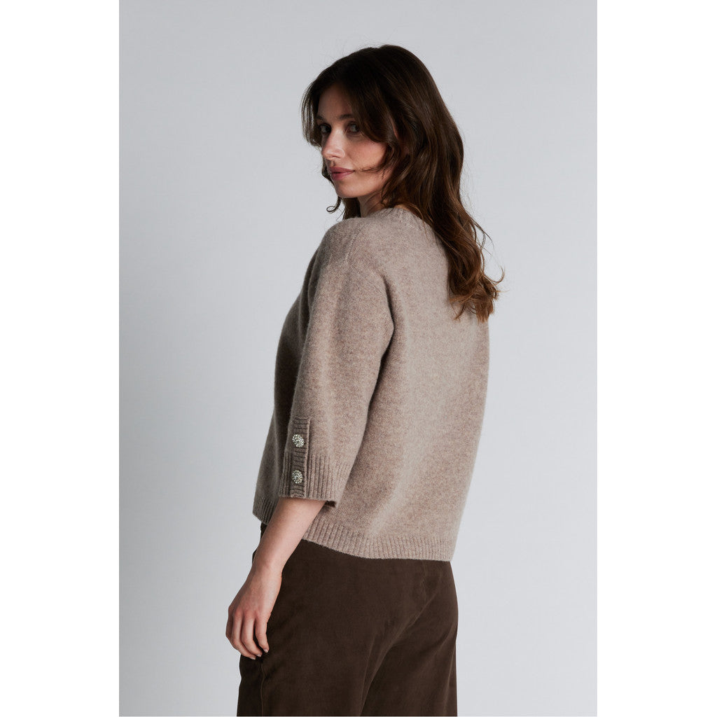 PBO Joba Strik Sweater Sandstone Sand