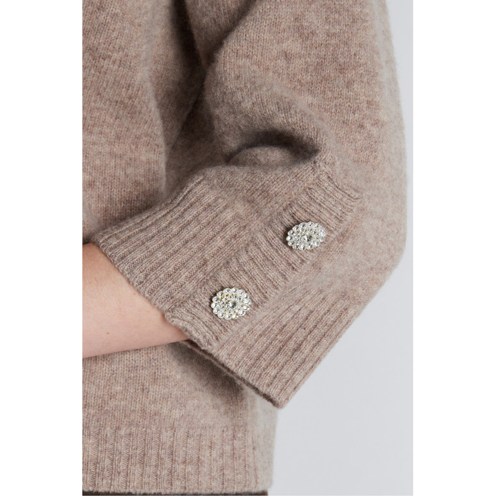PBO Joba Strik Sweater Sandstone Sand