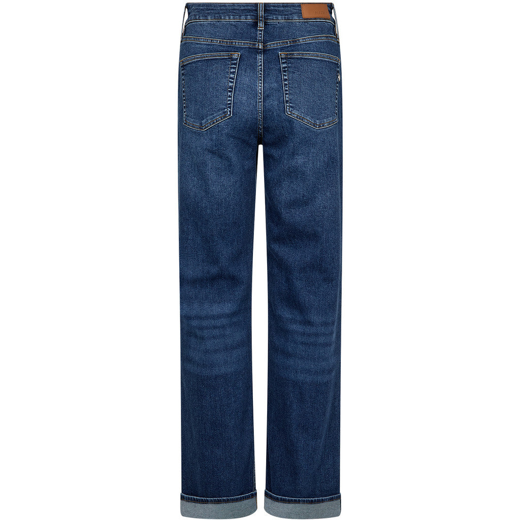 Pieszak Birkin Turn Up Wash New Delhi Jeans Denim Blå
