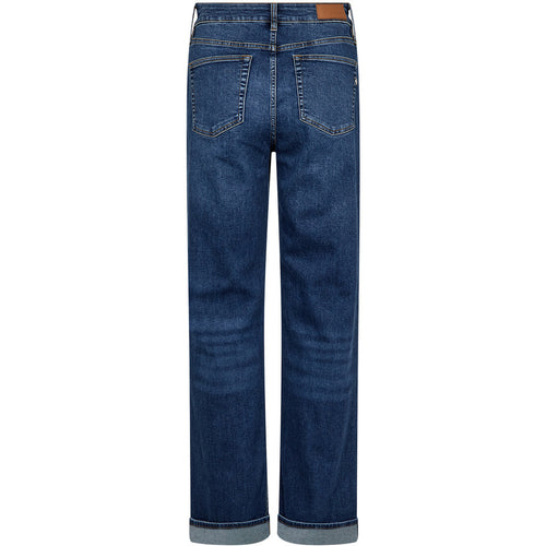 Pieszak Birkin Turn Up Wash New Delhi Jeans Denim Blå