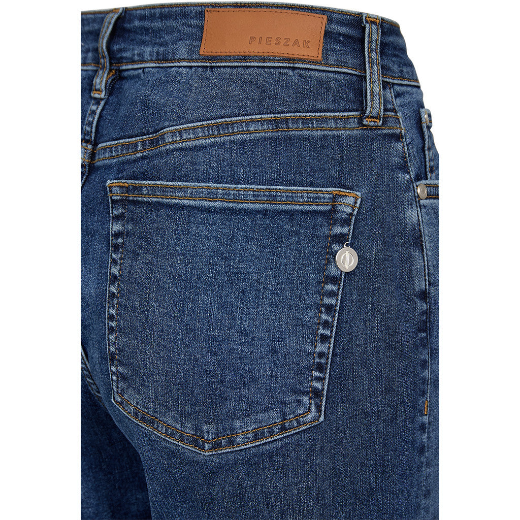 Pieszak Birkin Turn Up Wash New Delhi Jeans Denim Blå