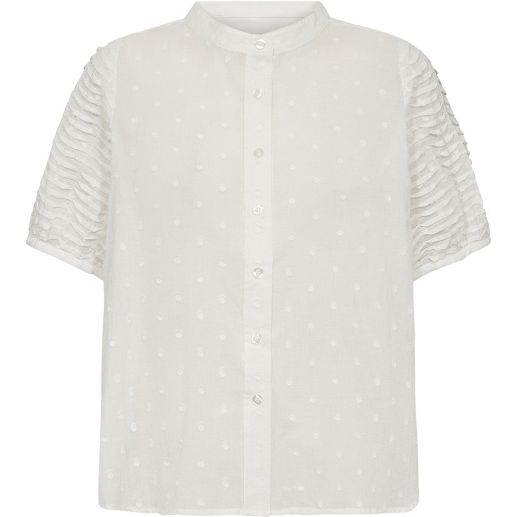 Pieszak PD Cala Skjorte Pintuck Sleeve Hvid