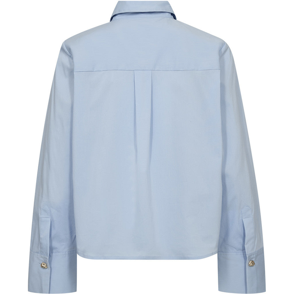Pieszak PD Nyla Poplin Skjorte Deco Air Blå