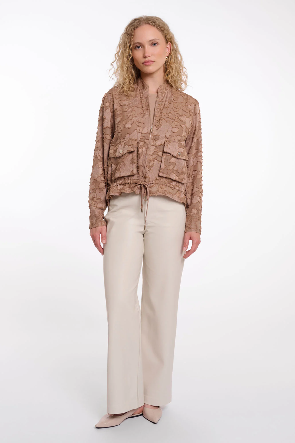 RINO & PELLE Priori Jakke Zip Rosy Brun