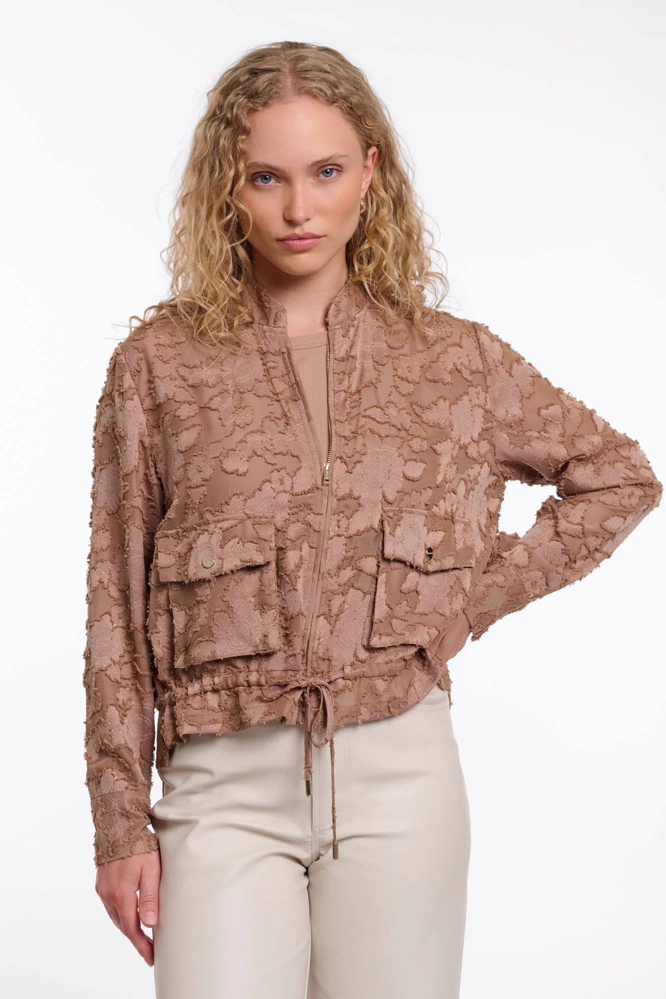RINO & PELLE Priori Jakke Zip Rosy Brun