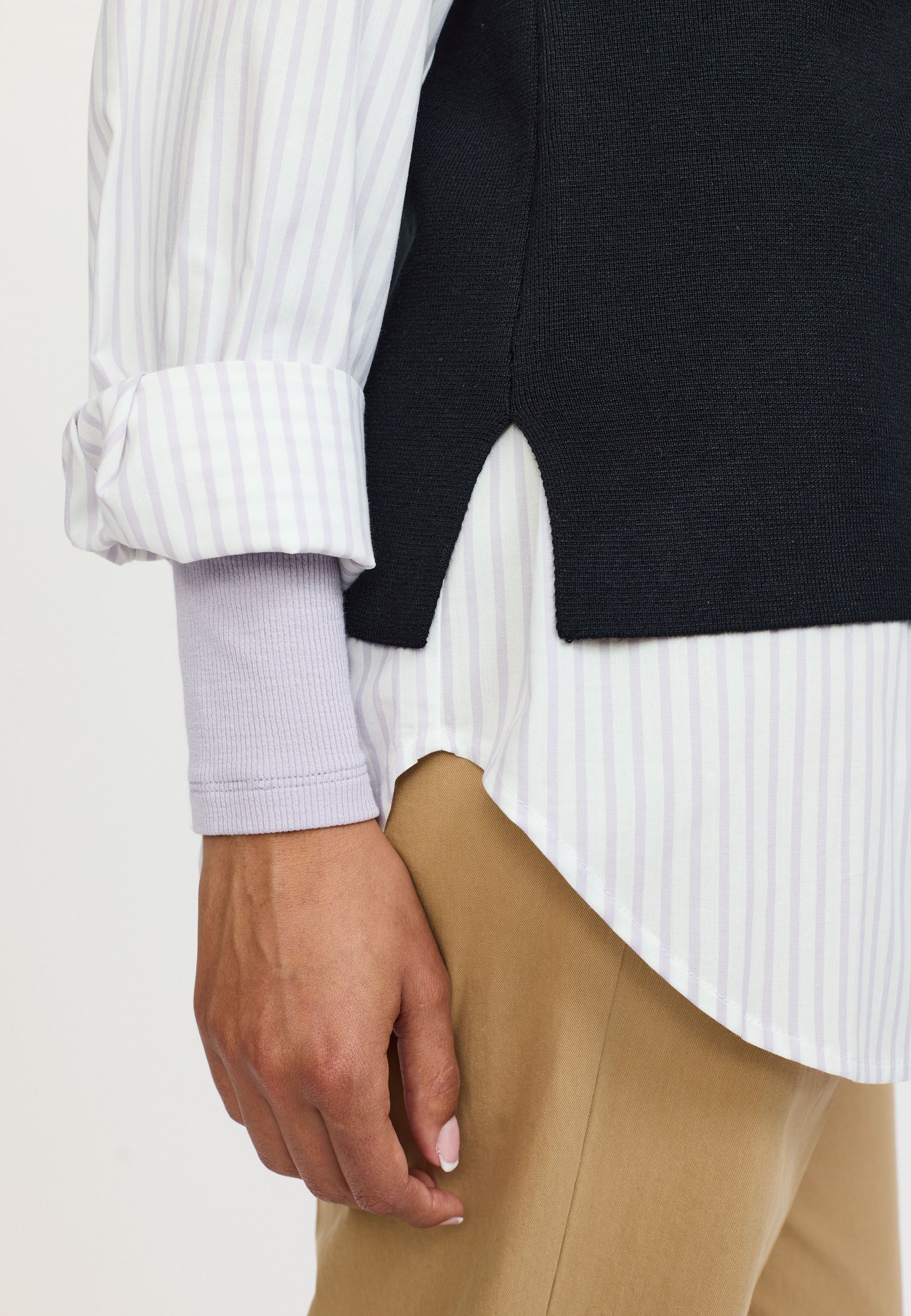 Soft Rebels Henrietta Strik Vest Sort