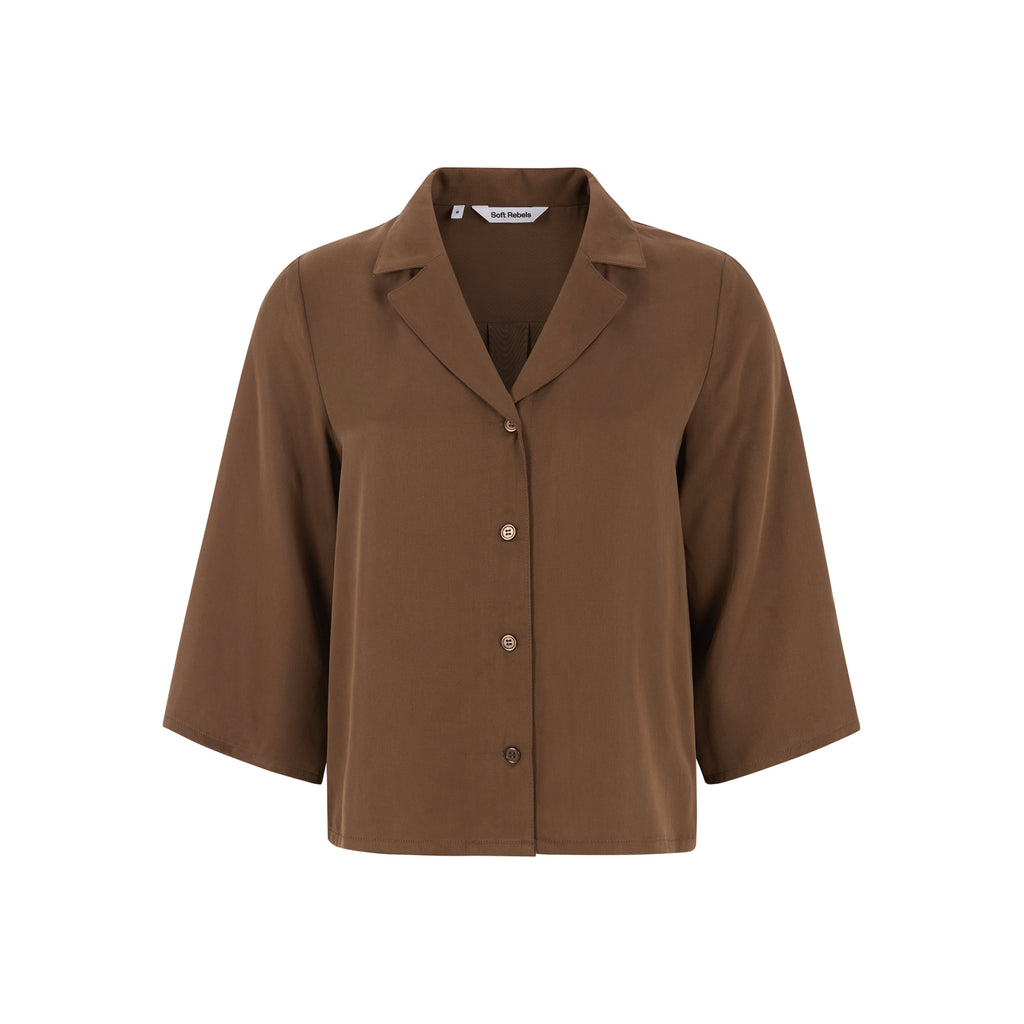 Soft Rebels Uma Skjorte Downtown Brun