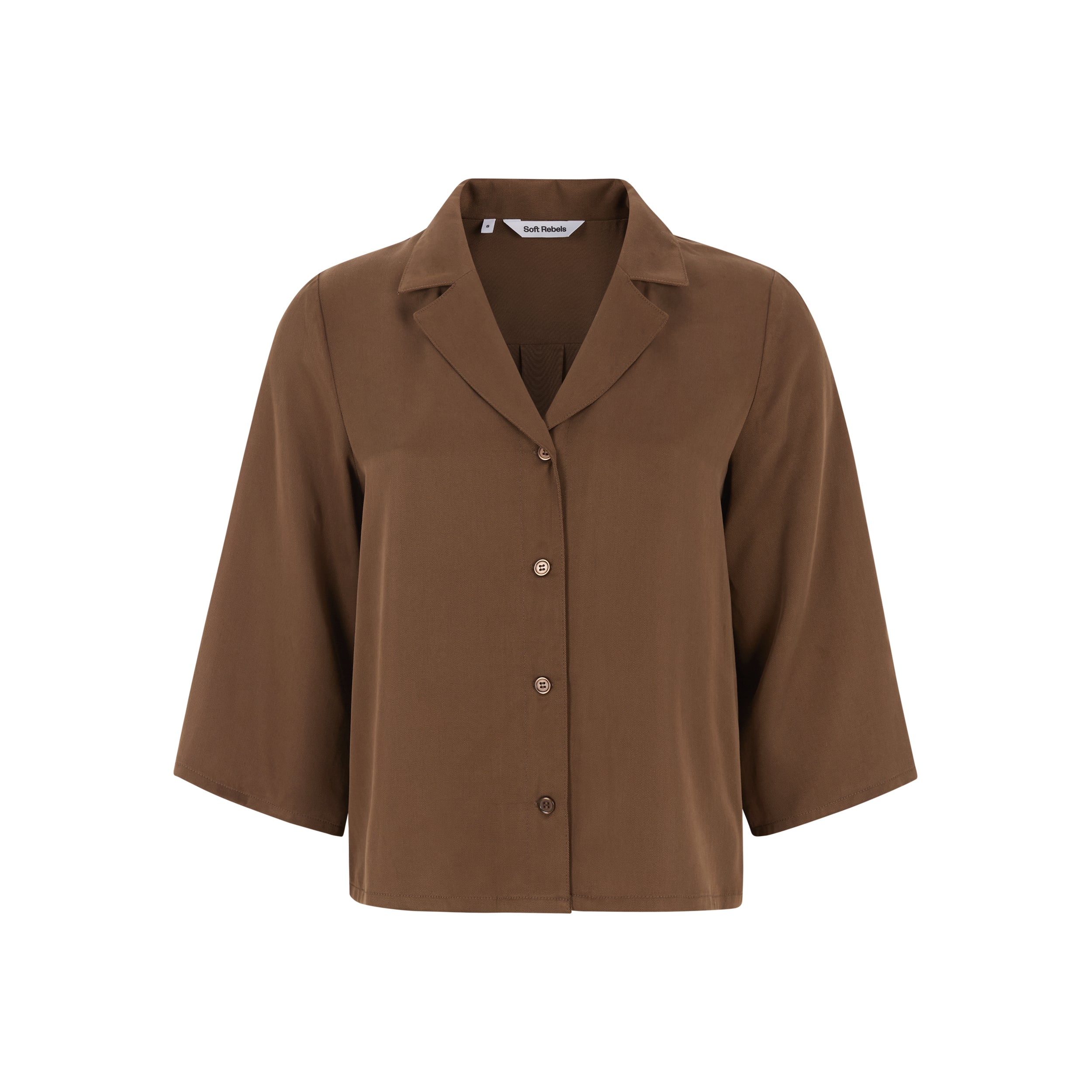Soft Rebels Uma Skjorte Downtown Brun