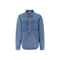Soft Rebels Keira Bluse Denim Dark Blå