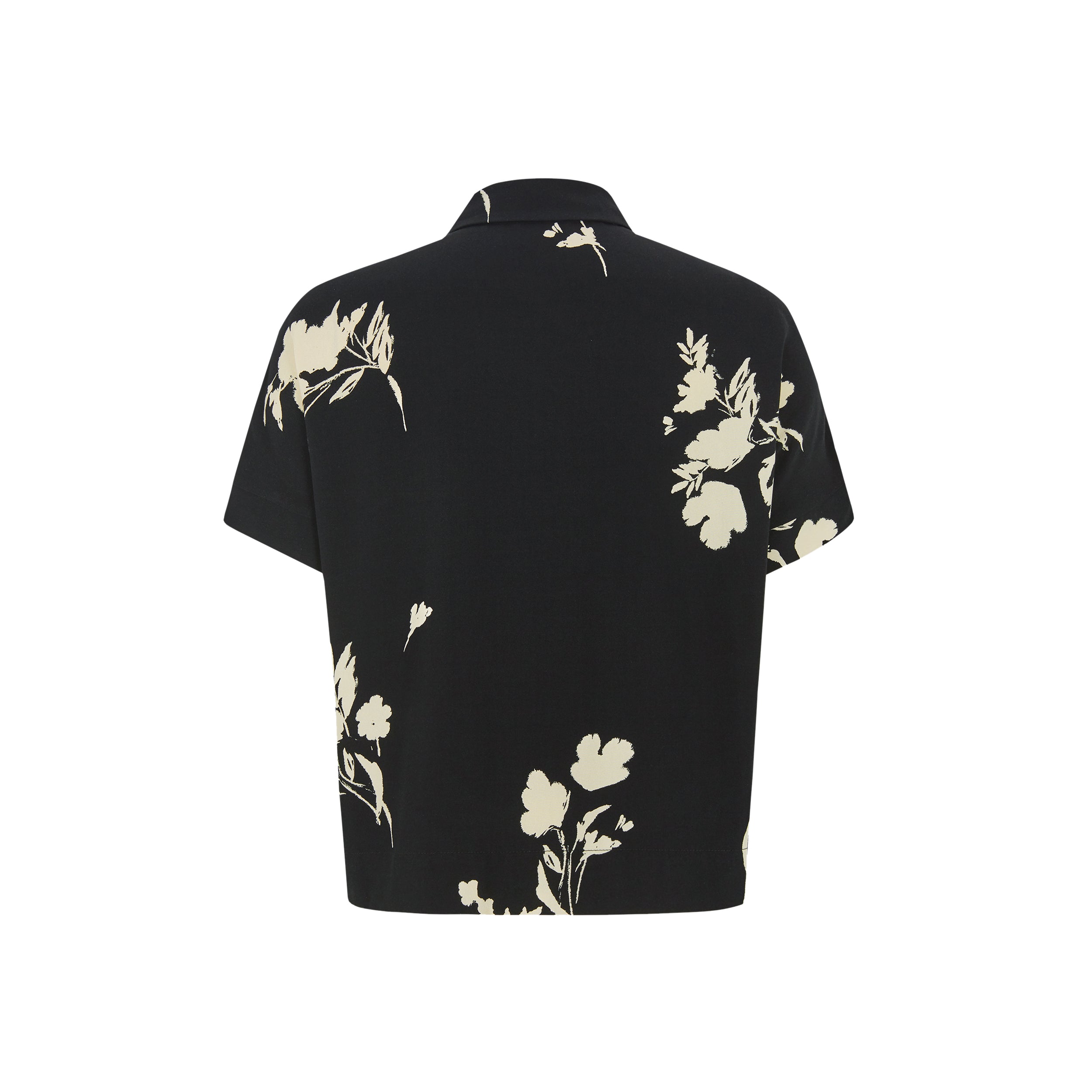 Soft Rebels Melinda Freedom Skjorte Kortærmet Blomstret Silent Print Sort