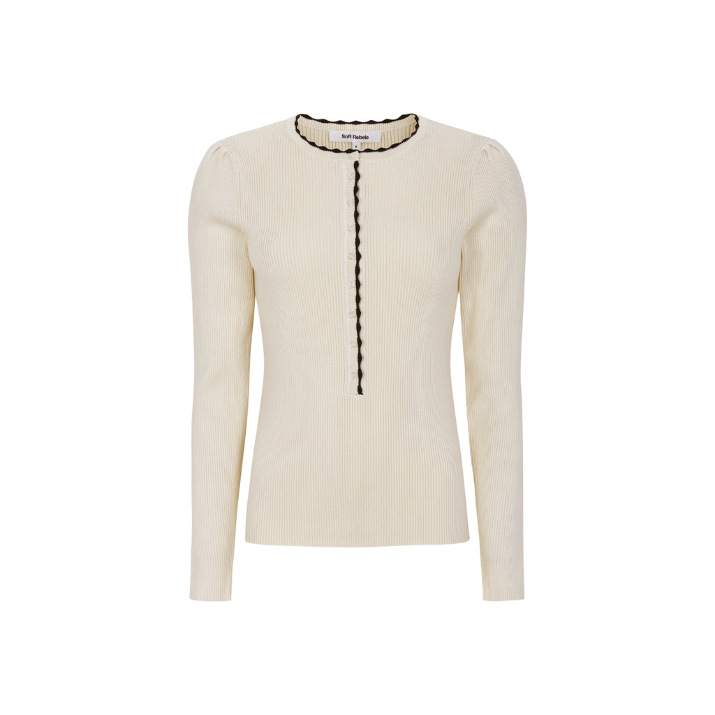 Soft Rebels Jude Strik Arctic Wolf Creme
