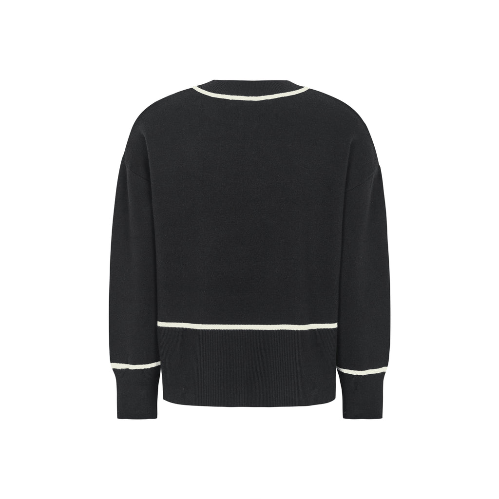 Soft Rebels Flora Strik Sort