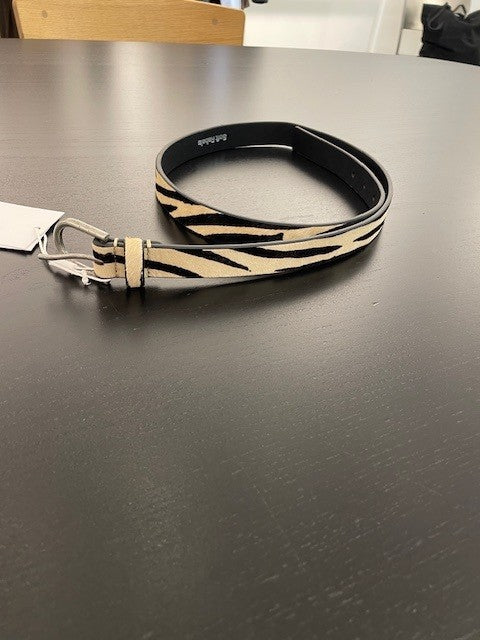 Soft Rebels Lyon Bælte Zebra Print Brun